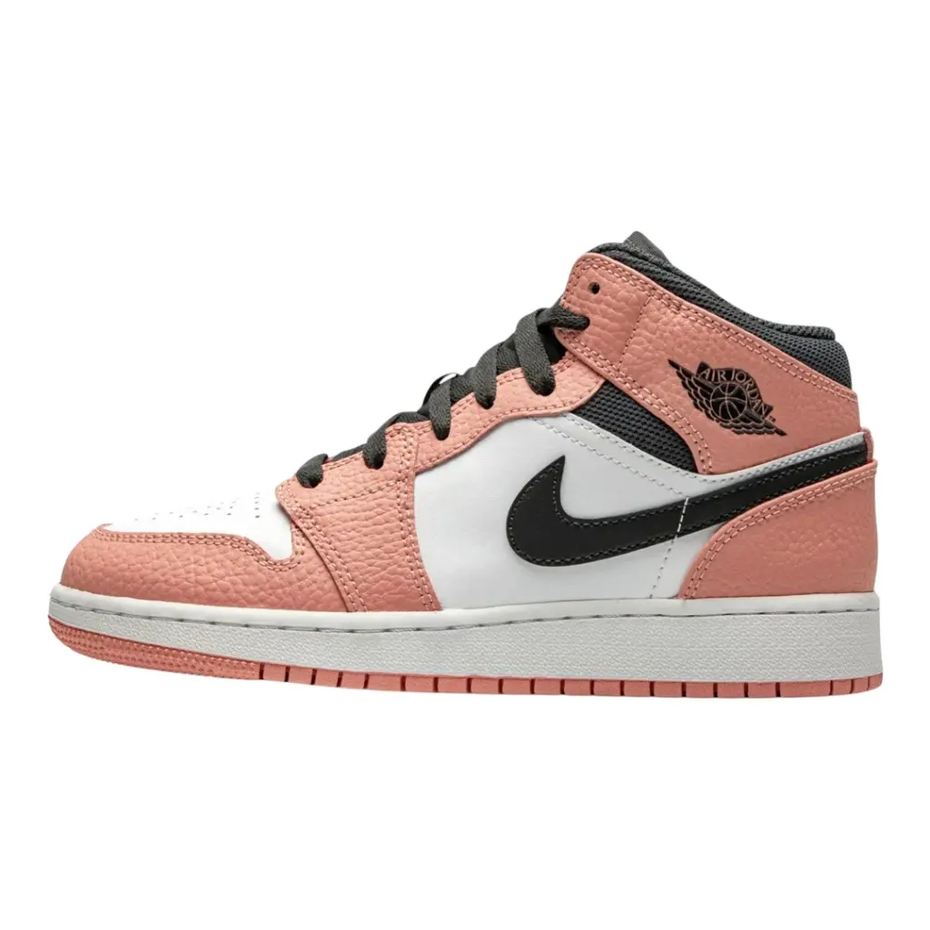 AIR JORDAN 1 MID GS "PINK QUARTZ"