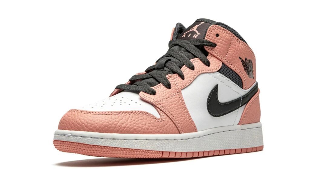 AIR JORDAN 1 MID GS "PINK QUARTZ" alternate