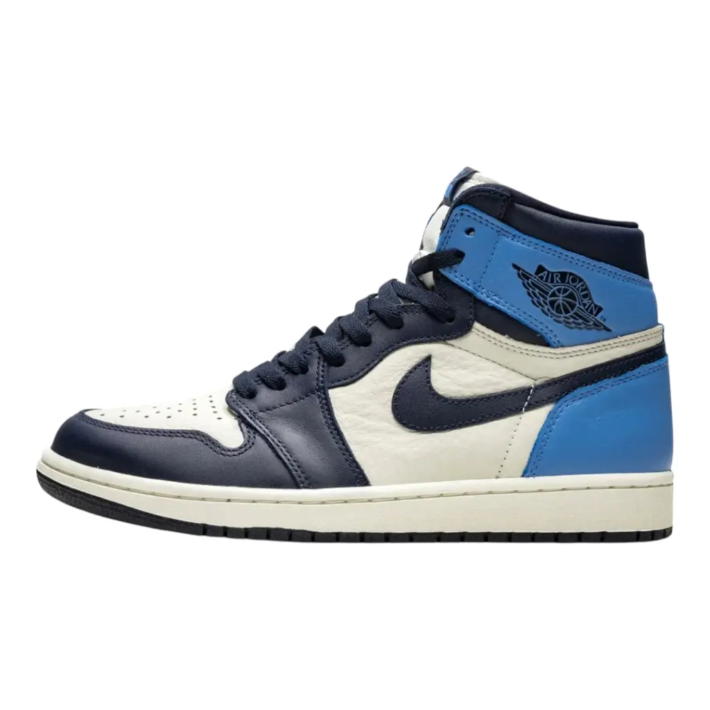 AIR JORDAN 1 RETRO HIGH OG "OBSIDIAN/UNIVERSITY BLUE"