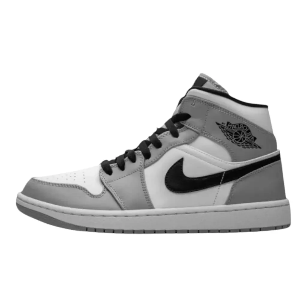 Jordan 1 Mid Light Smoke Grey
