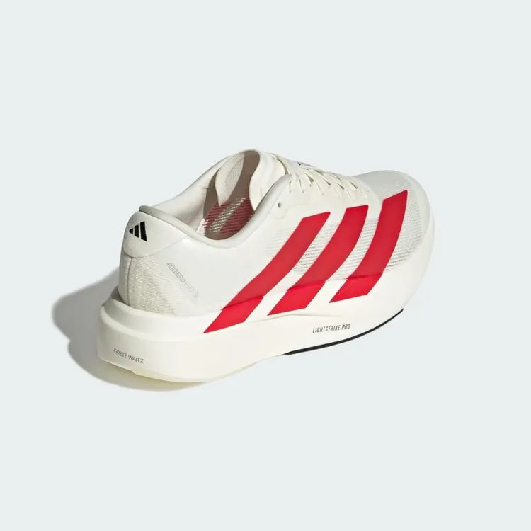 ADIDAS ADIZERO EVO SL “Off WHITE/BETTER SCARLET/CORE BLACK” 3