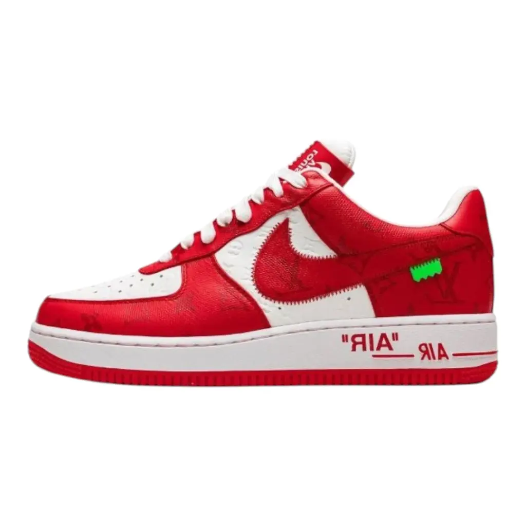 Nike x Louis Vuitton AirForce 1 Low "Virgil Abloh - White/Red" sneakers