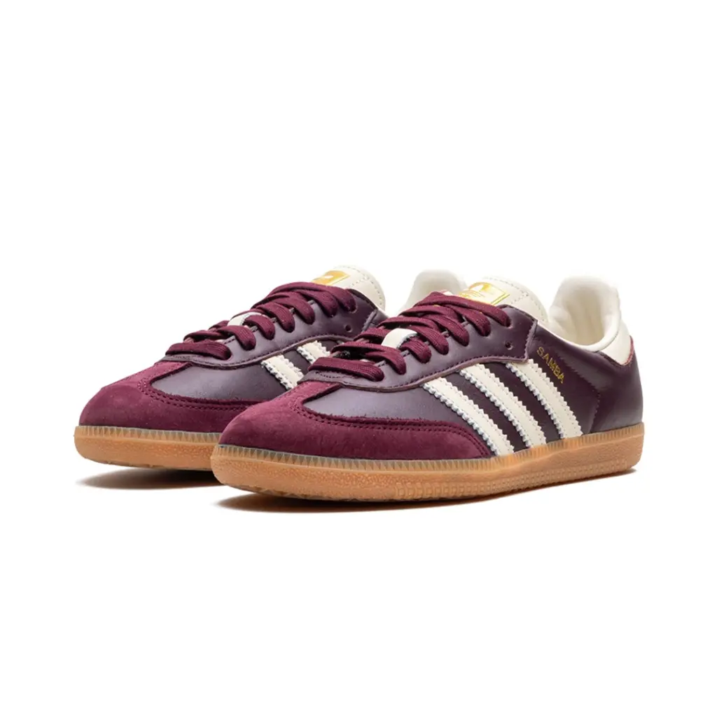 Adidas SAMBA OG “Maroon / Cream White” 3
