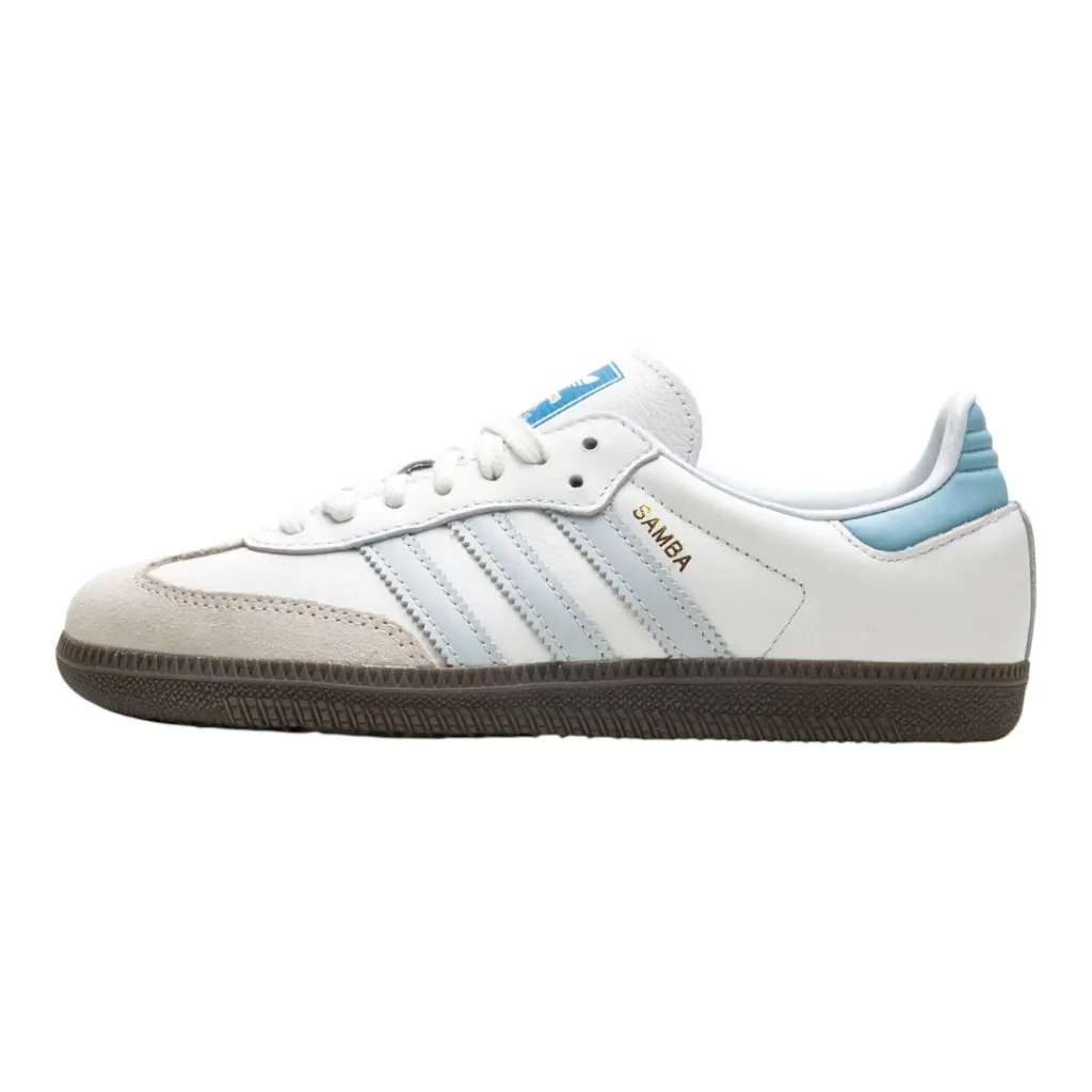 ADIDAS SAMBA OG "White / Halo Blue"