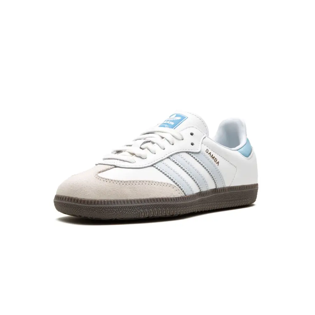 ADIDAS SAMBA OG "White / Halo Blue" alternate