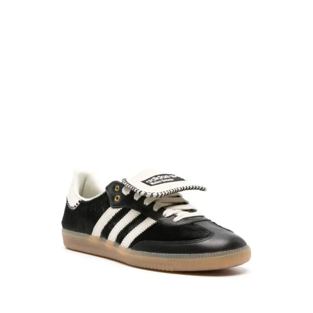 Adidas x Wales Bonner Black Leather Sneakers alternate