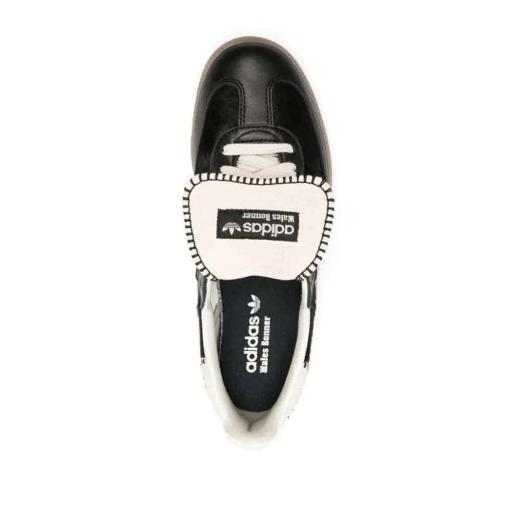 Adidas x Wales Bonner Black Leather Sneakers 4