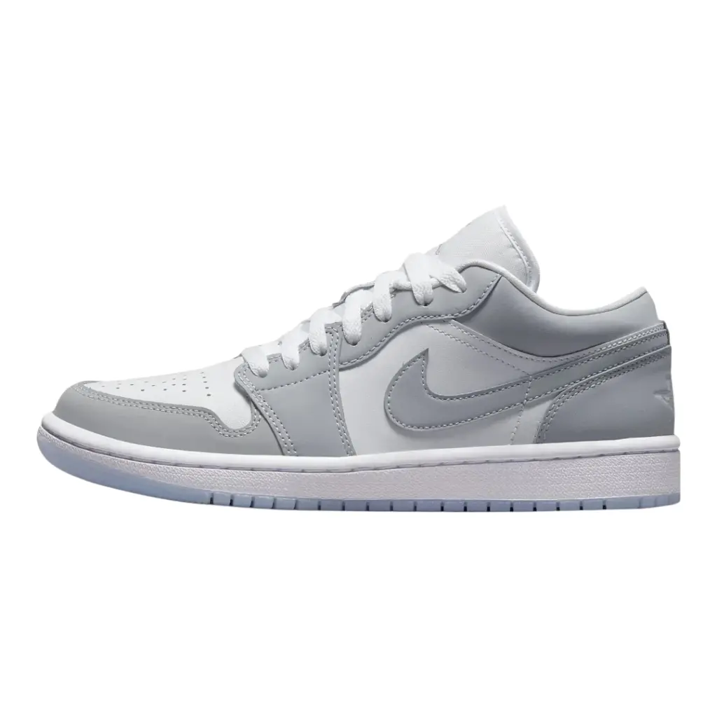 AIR JORDAN 1 LOW "WHITE / WOLF GREY"