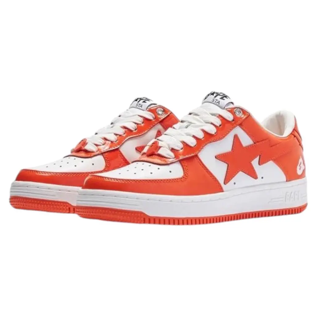 A Bathing Ape Bape Sta Low Orange 3