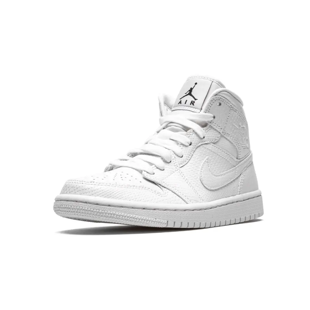 AIR JORDAN 1 MID "WHITE SNAKESKIN" alternate