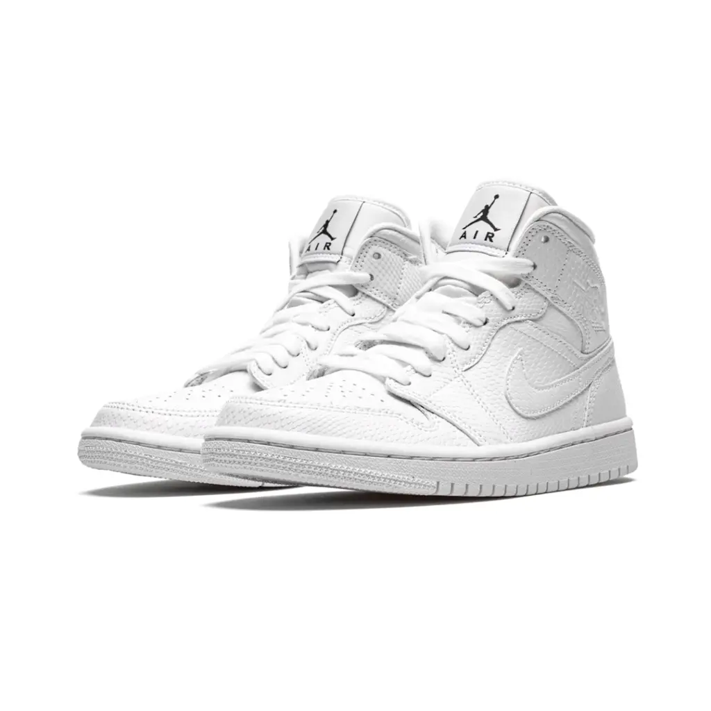 AIR JORDAN 1 MID “WHITE SNAKESKIN” 3