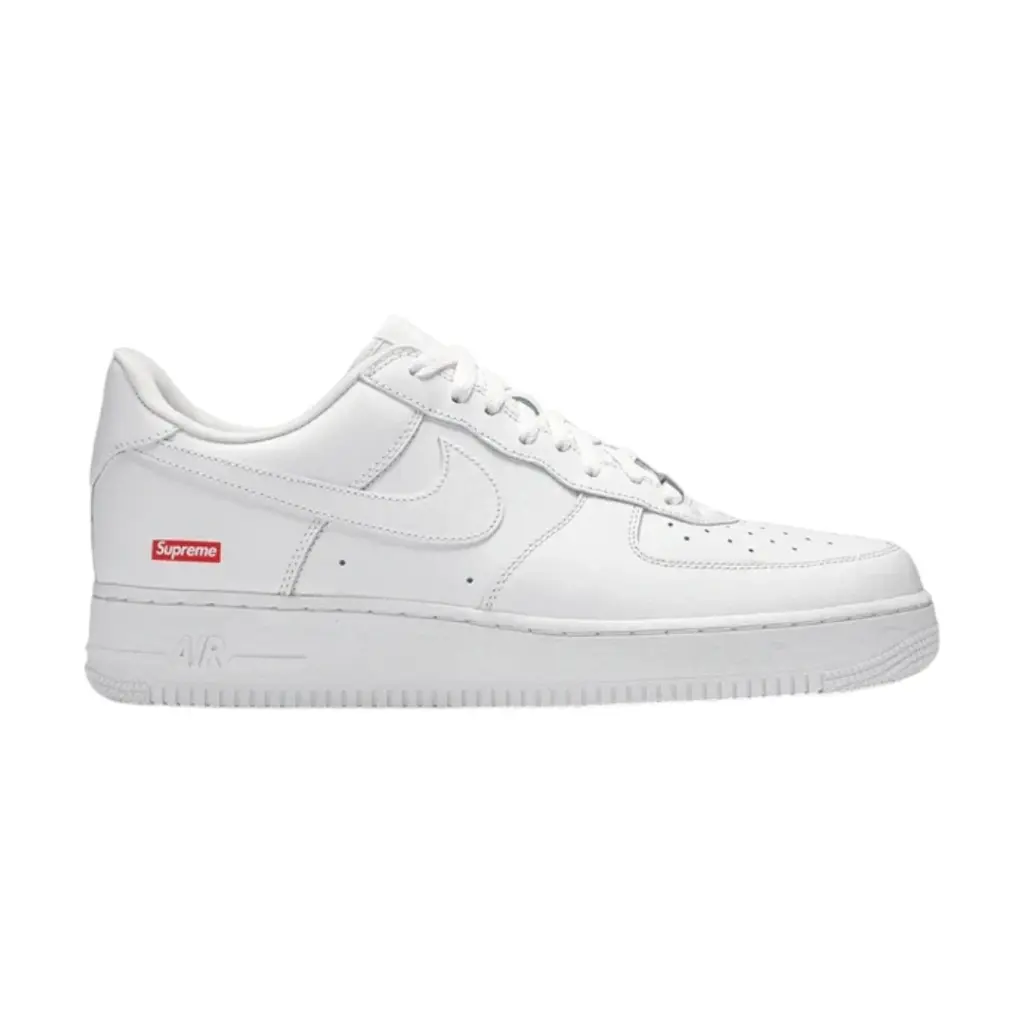 supreme x nike air force 1 low White